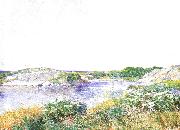 Childe Hassam The Little Pond at Appledore painting